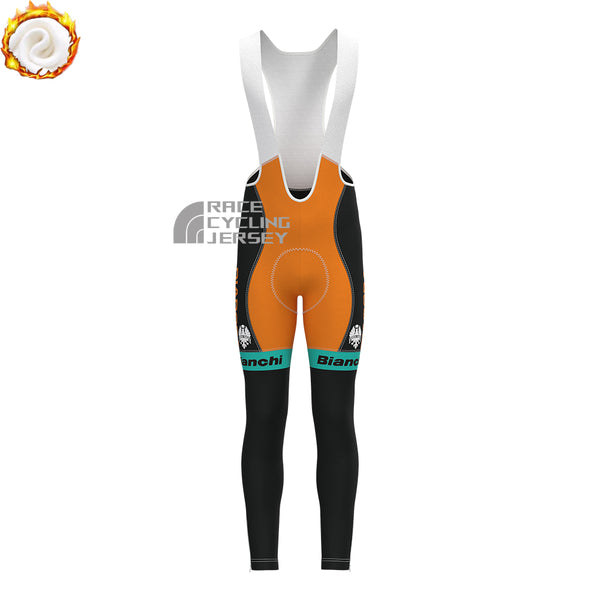 Sonatrach Bianchi Fleece Bib Cycling Pants