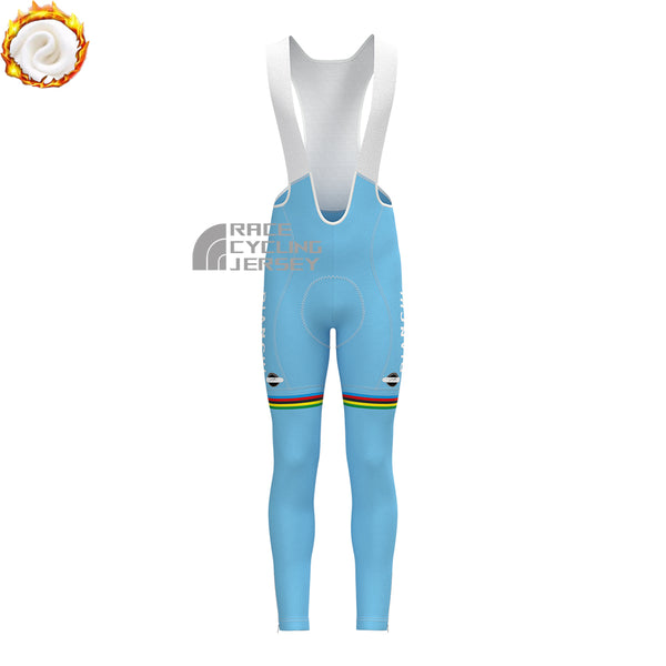 70 Bianchi Fleece Bib Cycling Pants