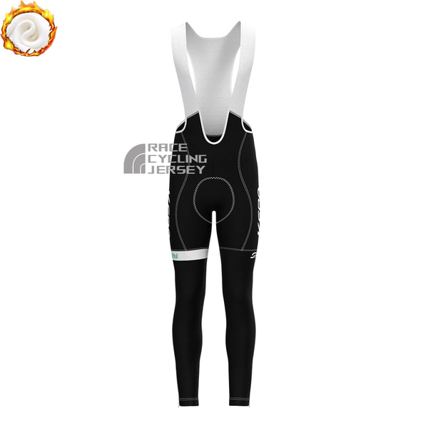 KSPO Bianchi Fleece Bib Cycling Pants