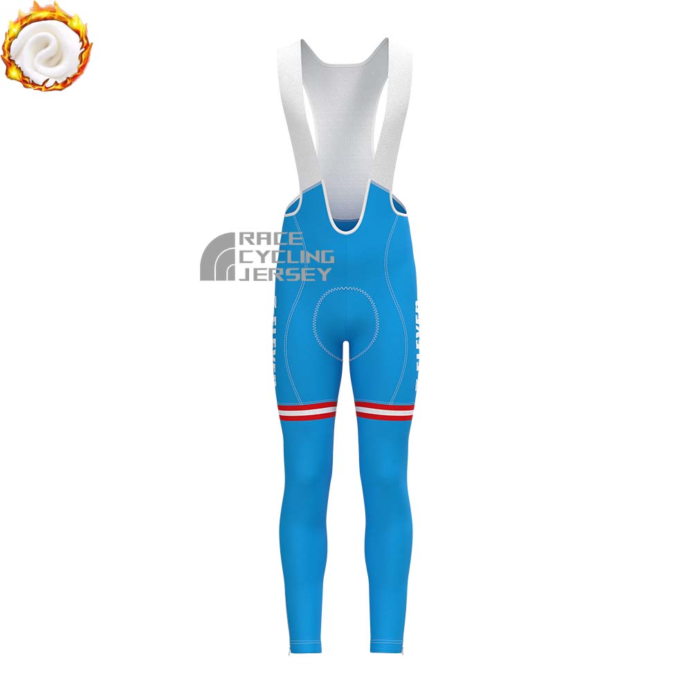 1987 7-Eleven Fleece Bib Cycling Pants