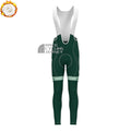 Tour de France Green Fleece Bib Cycling Pants