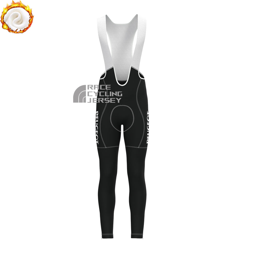 1986 PEUGEOT Fleece Bib Cycling Pants