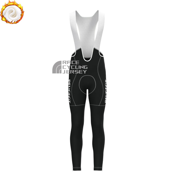 1986 PEUGEOT Fleece Bib Cycling Pants