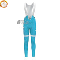 2018 Sky Rapha Fleece Bib Cycling Pants