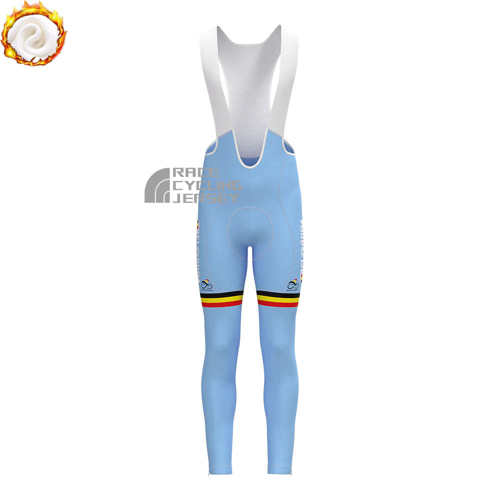 2016 Belgium Fleece Bib Cycling Pants