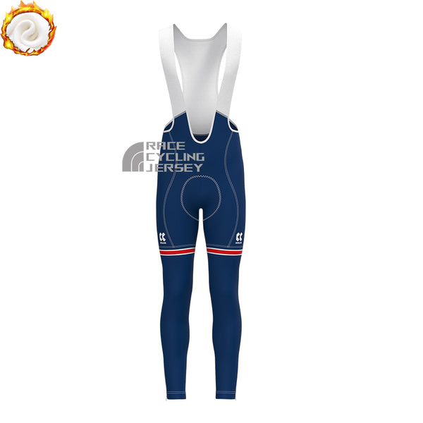 2023 United Kingdom Fleece Bib Cycling Pants