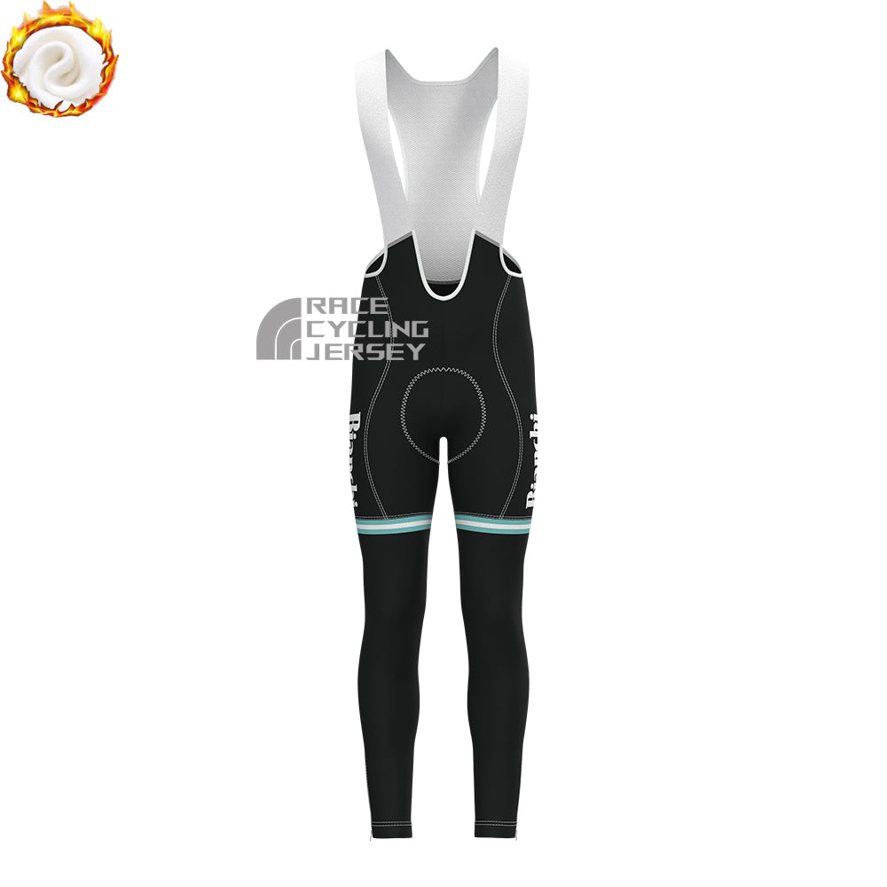 Rider Bianchi Fleece Bib Cycling Pants
