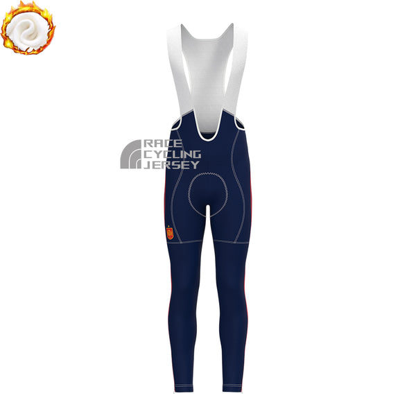 Spain Fleece Bib Cycling Pants