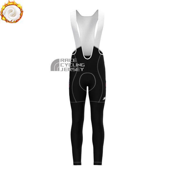 USA Stripes Fleece Bib Cycling Pants