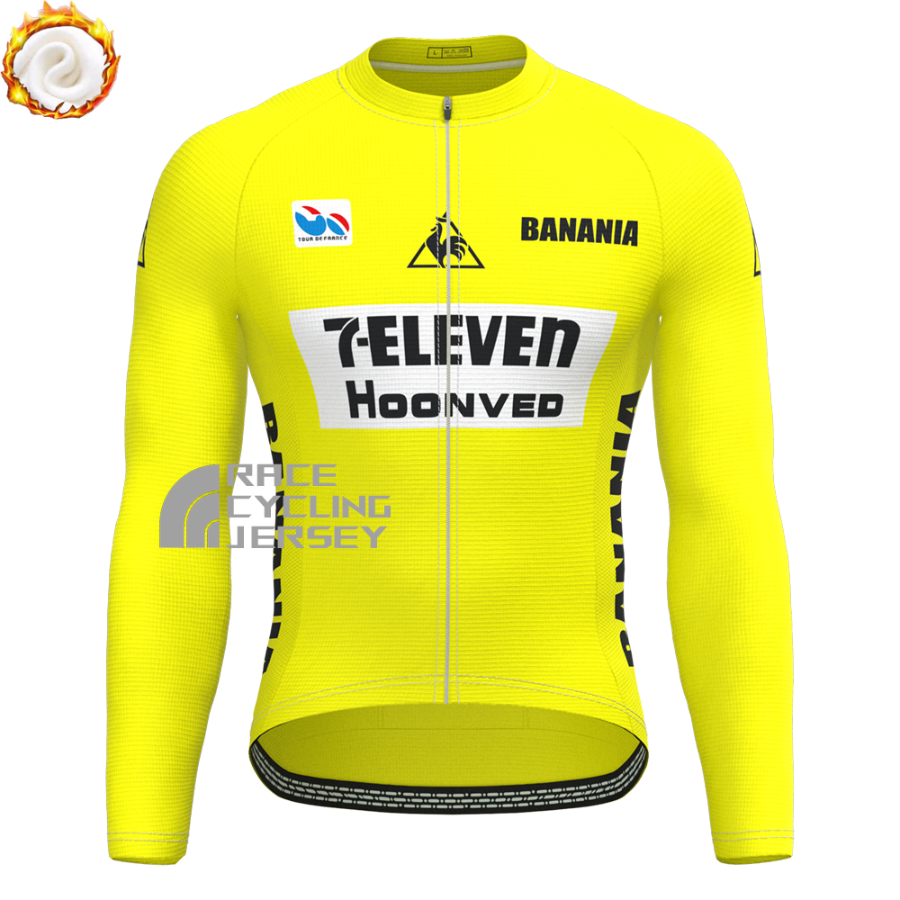 1986 7-Eleven Fleece Long Cycling Jersey