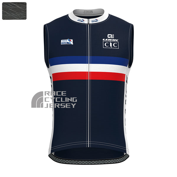 2022 France Windproof Sleeveless Cycling Jersey