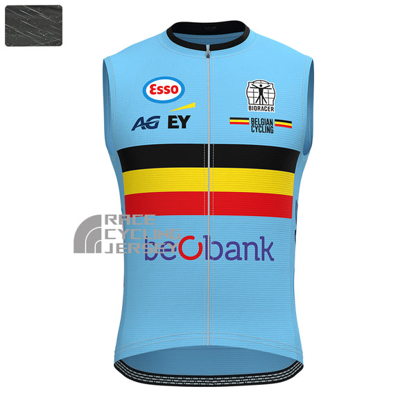 2024 Belgium Windproof Sleeveless Cycling Jersey