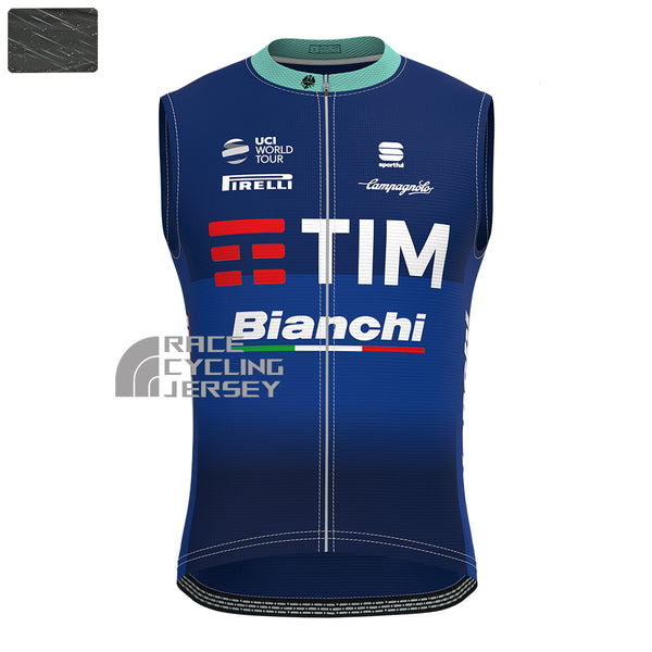 TIM Bianchi Windproof Sleeveless Cycling Jersey
