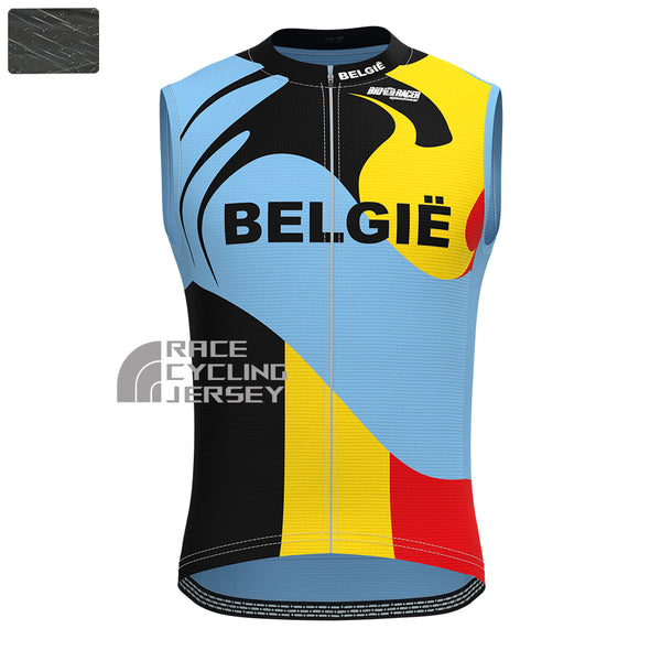 Belgium Windproof Sleeveless Cycling Jersey