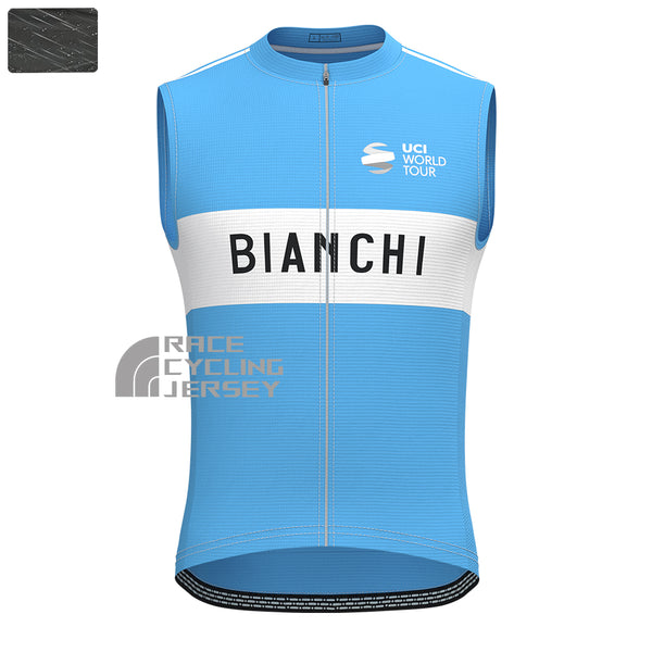 UCI BOOS Bianchi Windproof Sleeveless Cycling Jersey