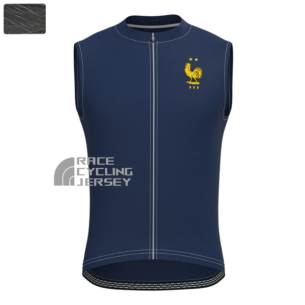 France Windproof Sleeveless Cycling Jersey