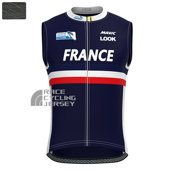 France LOOK Windproof Sleeveless Cycling Jersey