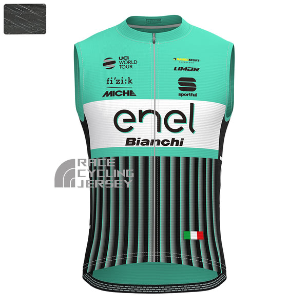 ENEL Bianchi Windproof Sleeveless Cycling Jersey