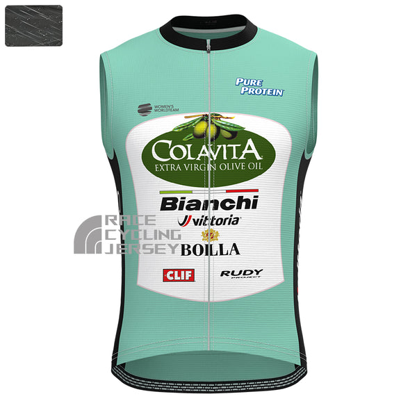 Colavita Bianchi Windproof Sleeveless Cycling Jersey