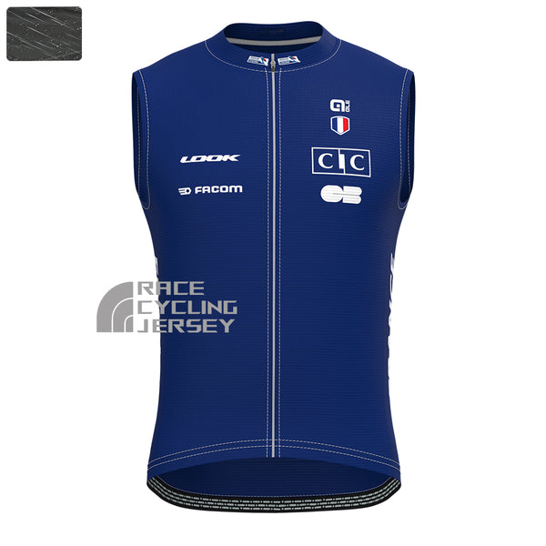2025 France Windproof Sleeveless Cycling Jersey