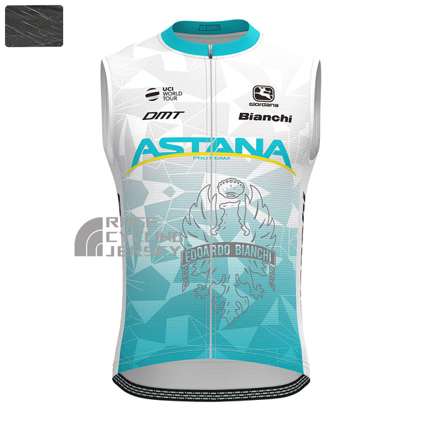 Stripes Bianchi Windproof Sleeveless Cycling Jersey