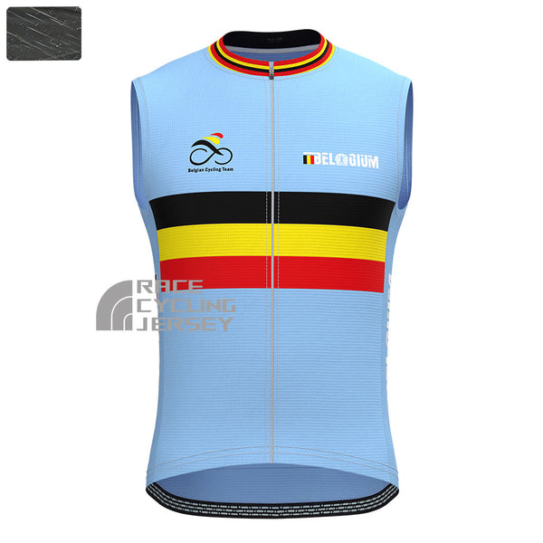 2013 Belgium Windproof Sleeveless Cycling Jersey
