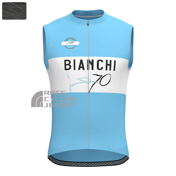 70 Bianchi Windproof Sleeveless Cycling Jersey