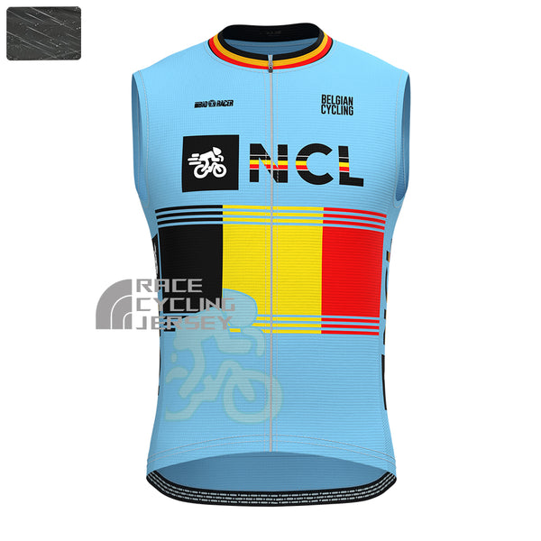 Belgium GillesVC Windproof Sleeveless Cycling Jersey
