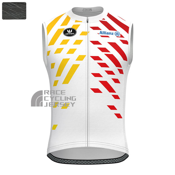 Belgium Allianz Windproof Sleeveless Cycling Jersey