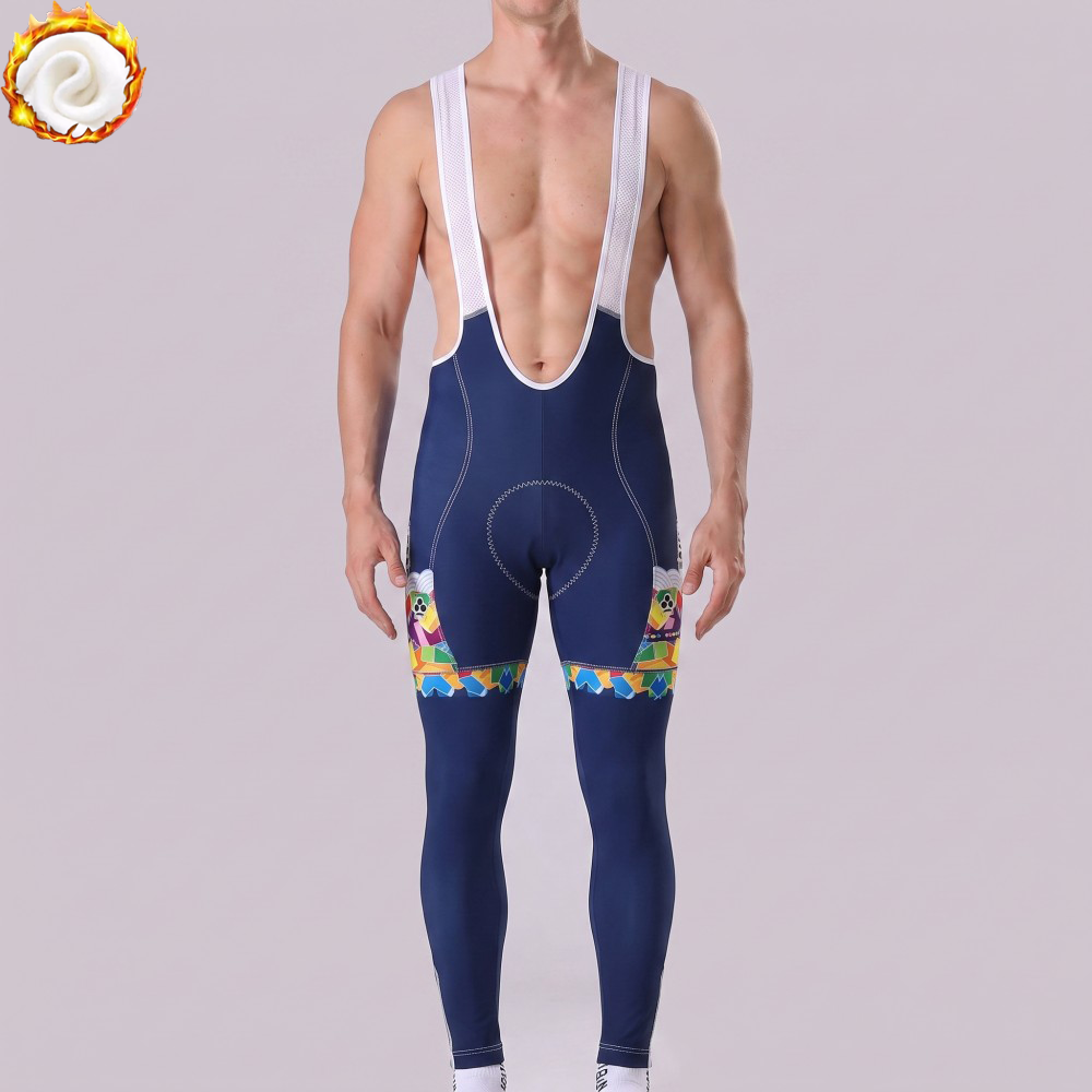 2000 Mapei Fleece Bib Cycling Pants