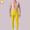 1975 Peugeot Yellow Fleece Bib Cycling Pants