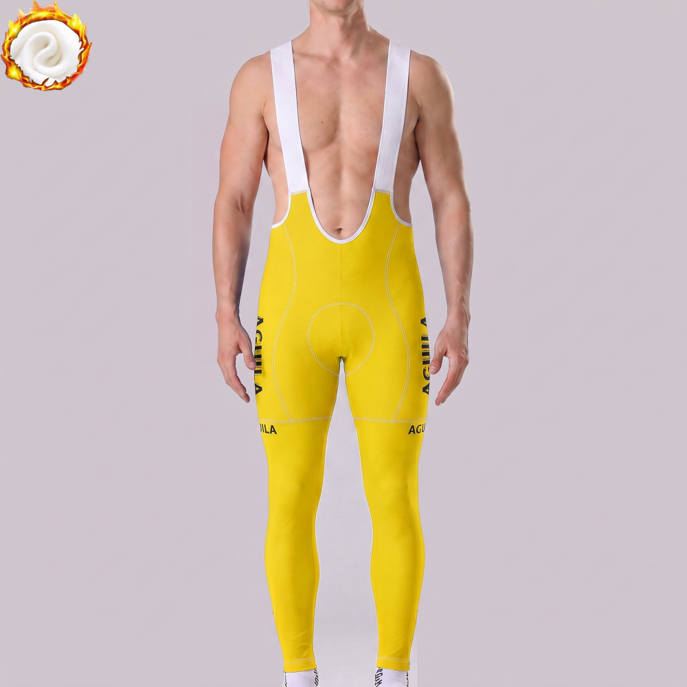 1995 Fundacion Fleece Bib Cycling Pants