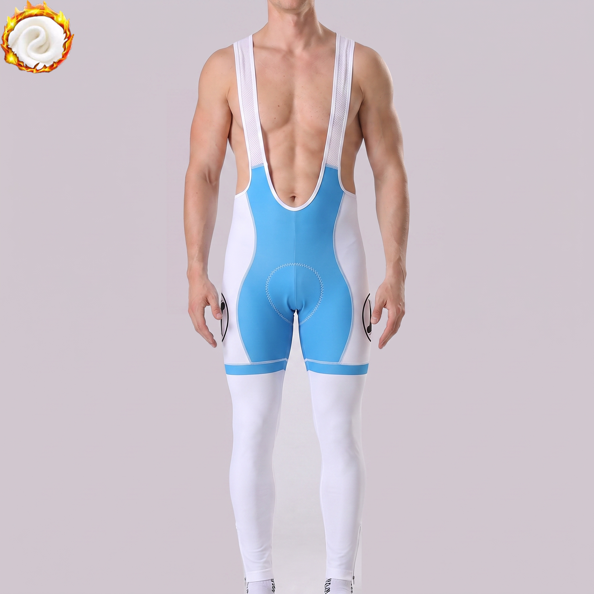 1981 Teka Fleece Bib Cycling Pants