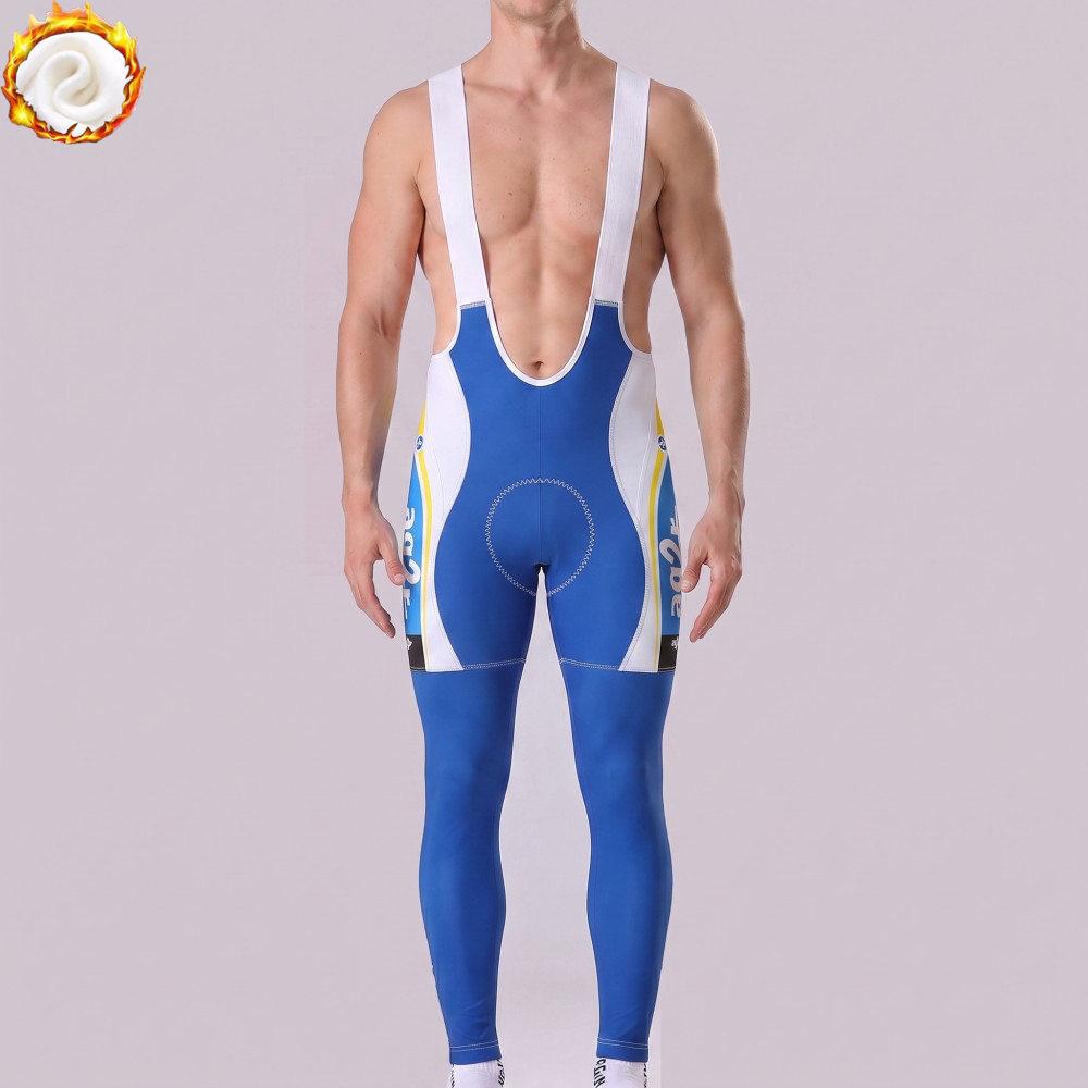 2000 AG2R Fleece Bib Cycling Pants