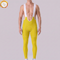 1990 Z Yellow Fleece Bib Cycling Pants