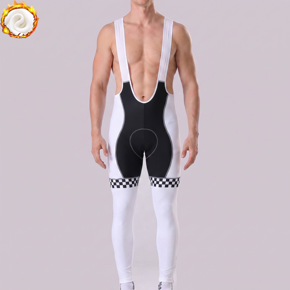 1988 Peugeot Fleece Bib Cycling Pants
