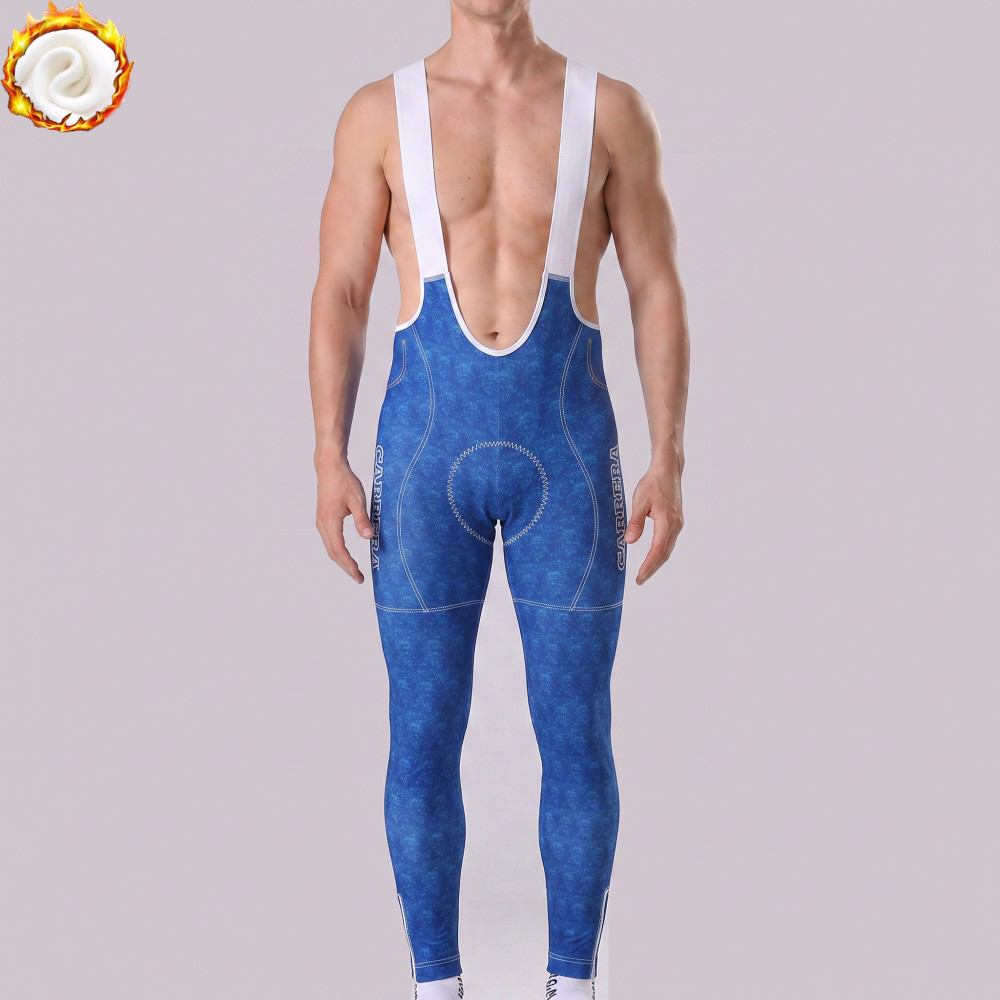 1988 Carrera Fleece Bib Cycling Pants