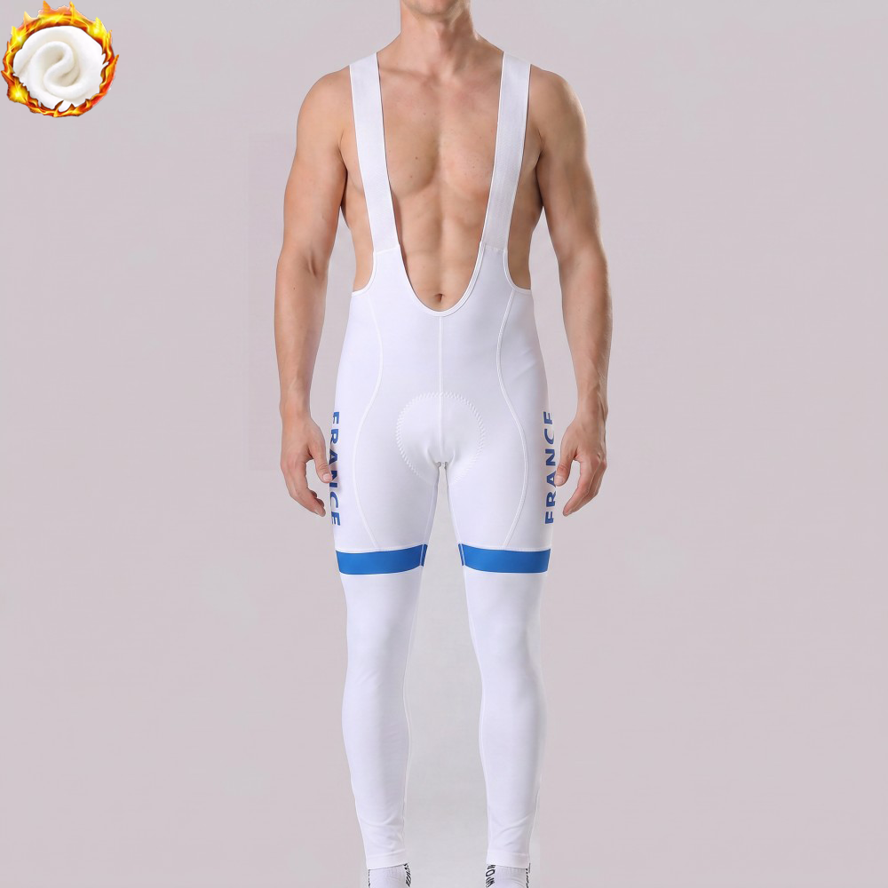 1903 France Fleece Bib Cycling Pants