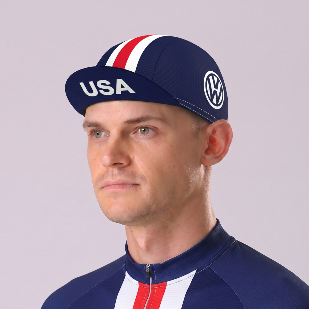 United States Blue Cycling Cap