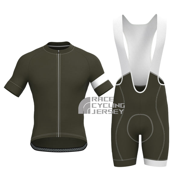Army Green Short Sleeves Cycling Kits