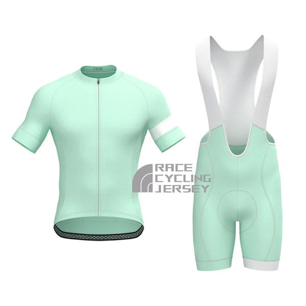 Macaron Green Short Sleeves Cycling Kits
