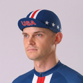 USA Blue Cycling Cap