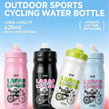 Cute Graphic Squeeze Bike Water Bottle