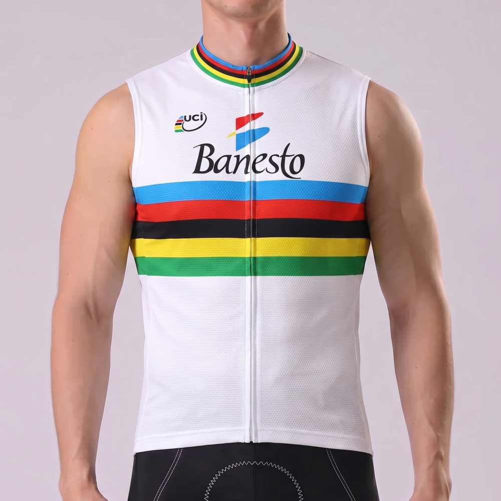 1996 Banesto UCI Sleeveless Cycling Jersey