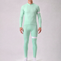 Macaron Green Long Sleeves Cycling Kits