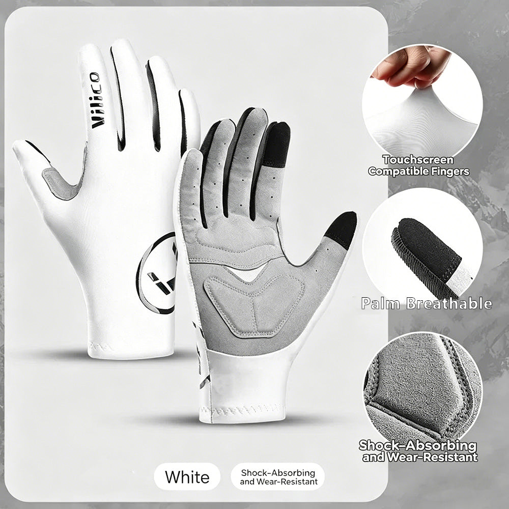 Stretch Touch Compatible Biking Gloves