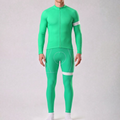 Fluorescent Green Long Sleeves Cycling Kits