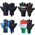 Italy Tricolor Half Finger Riding Gloves
