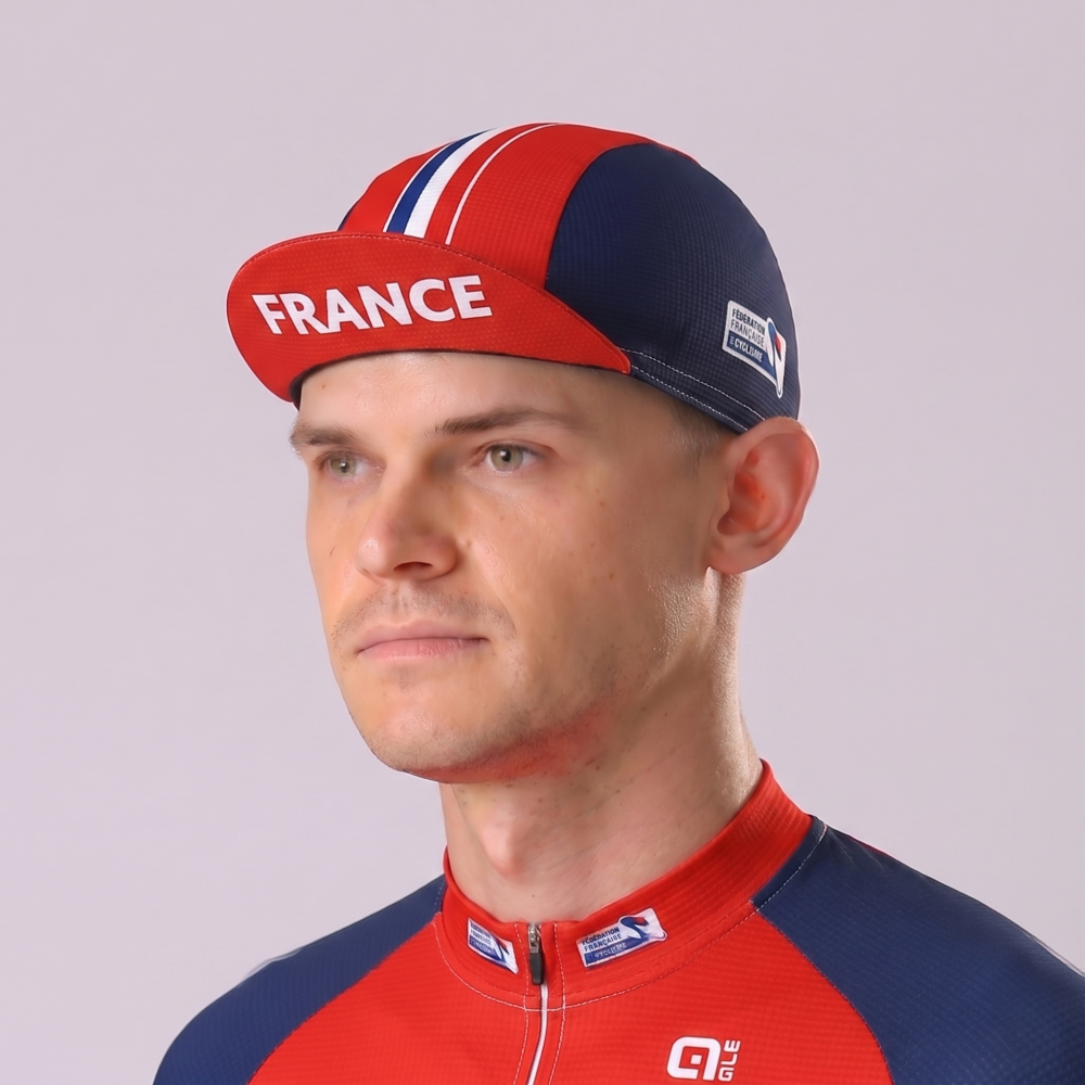 France Red Cycling Cap