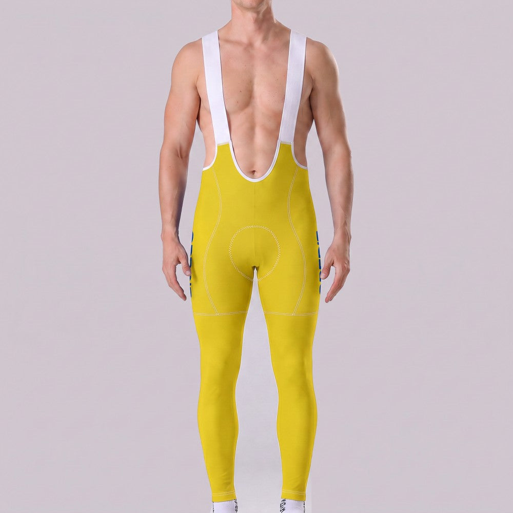 1990 Z Yellow Bib Cycling Pants